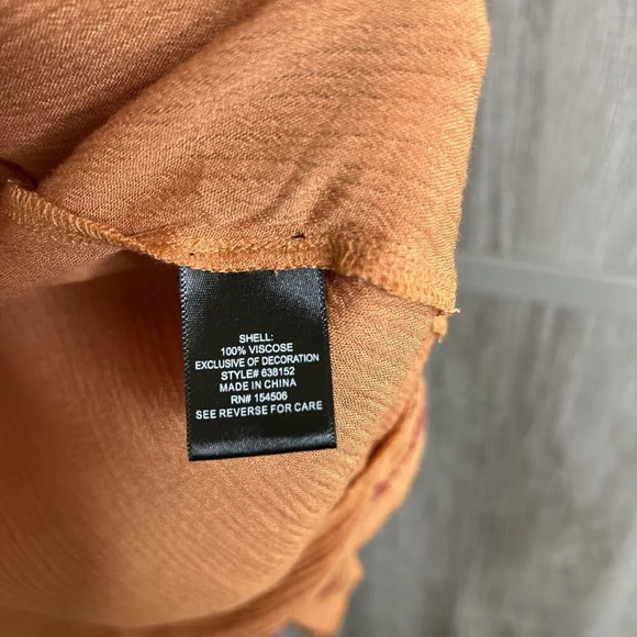 Curations Duster Kimono Embroidered Size XS / S - Picture 5 of 8